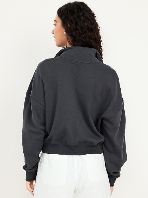 Image number 2 showing, SoComfy Oversized Logo Half Zip