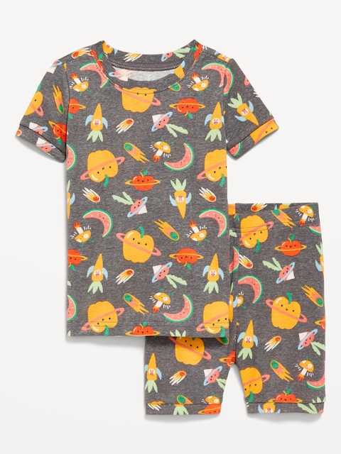 Unisex Printed Snug-Fit Pajama Set for Toddler & Baby