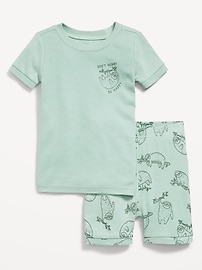 Image number 1 showing, Snug-Fit Graphic Pajama Set for Toddler & Baby