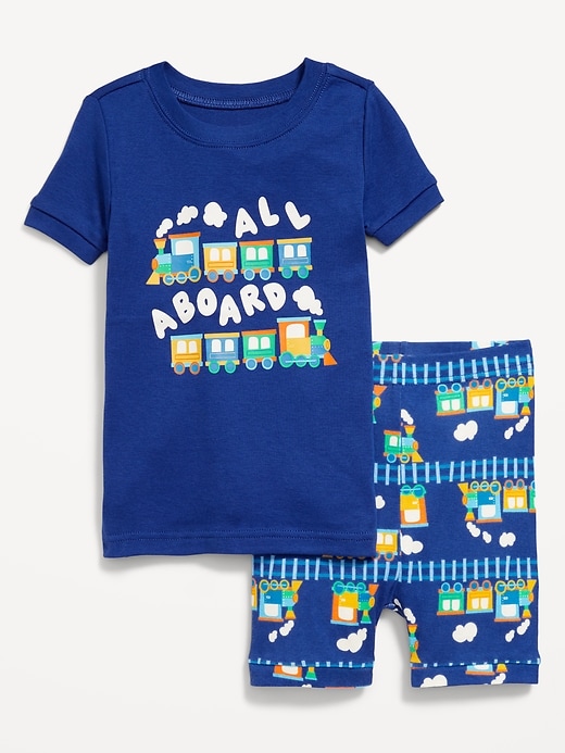 View large product image 1 of 1. Snug-Fit Graphic Pajama Set for Toddler & Baby