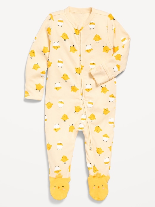 View large product image 2 of 2. 2-Way-Zip Sleep & Play Footed One-Piece for Baby