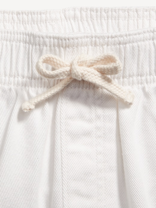 Image number 5 showing, High-Waisted Pull-On Twill Shorts for Girls