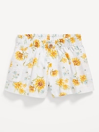 View large product image 4 of 6. Printed Linen-Blend Utility Shorts for Girls