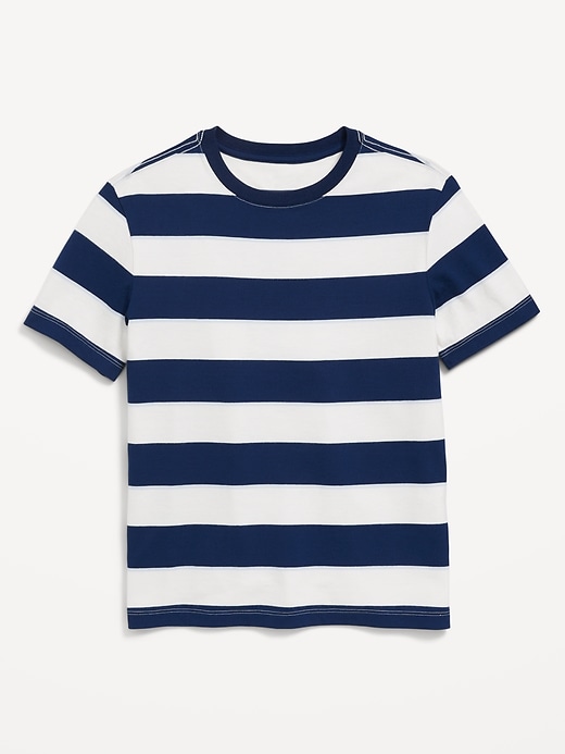View large product image 1 of 2. Softest Short-Sleeve Striped T-Shirt for Boys