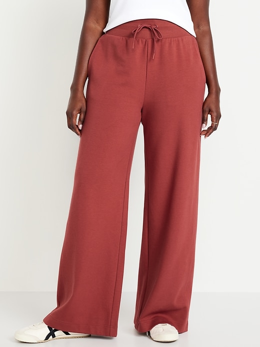 Image number 4 showing, Dynamic Fleece Wide-Leg Pants