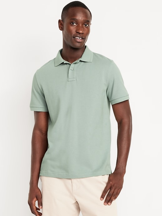 Image number 1 showing, Classic Fit Pique Polo