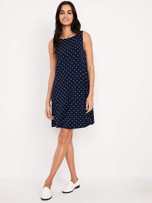 Image number 1 showing, Sleeveless Mini Swing Dress