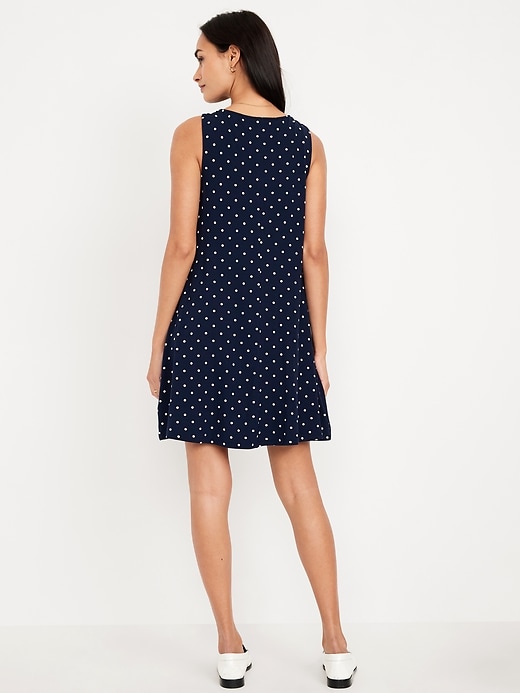 Image number 8 showing, Sleeveless Mini Swing Dress