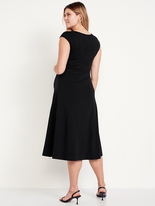 Image number 2 showing, Maternity Fit & Flare Midi Dress