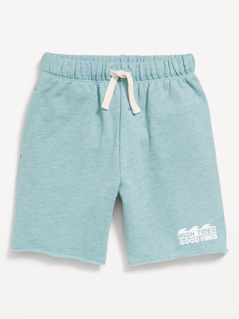French-Terry Graphic Shorts for Toddler Boys