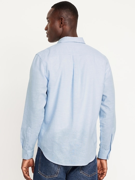 Image number 8 showing, Linen-Blend Cabana Shirt