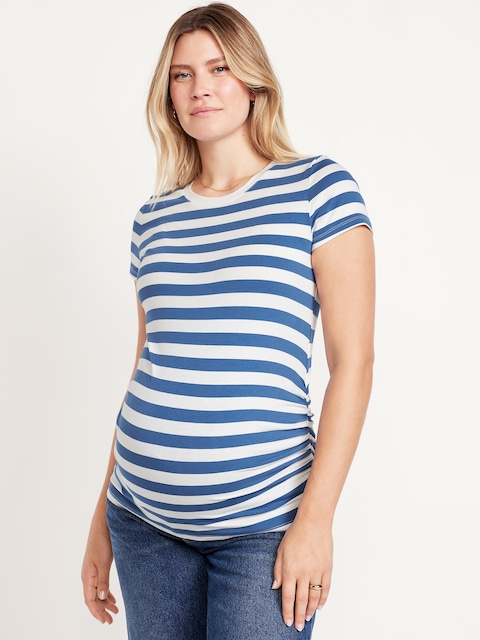 T-shirt ras du cou de Maternité