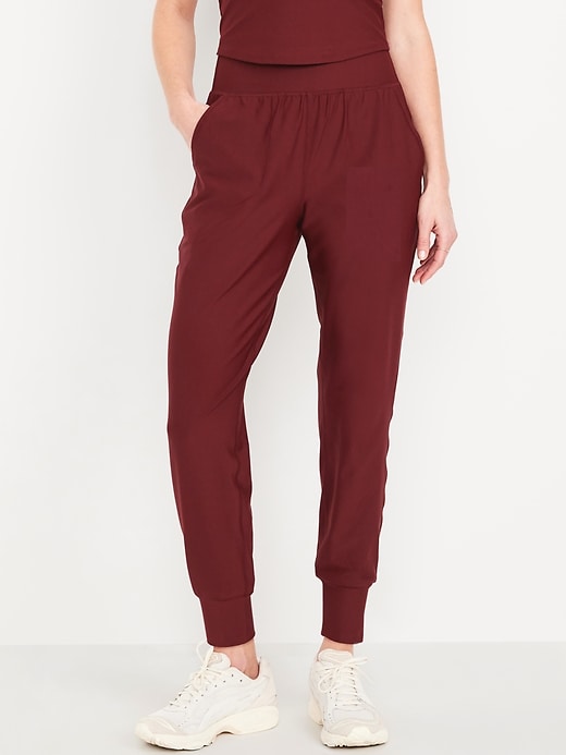 Image number 1 showing, High-Waisted PowerSoft Pocket Joggers