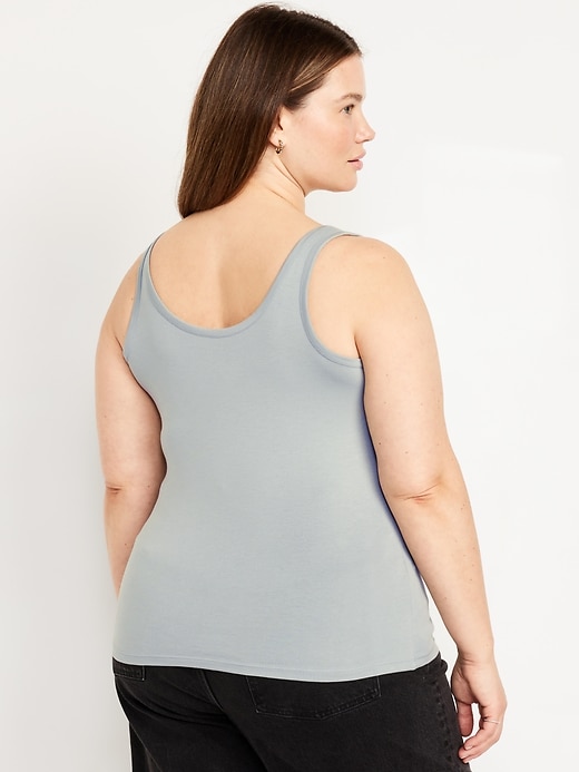 Image number 8 showing, First-Layer Scoop-Neck Tank Top