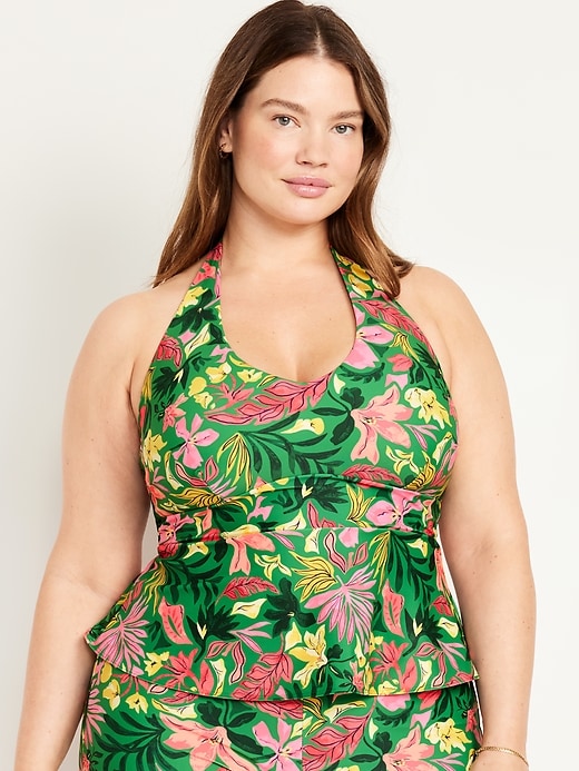 Image number 7 showing, Matte Tankini Swim Top