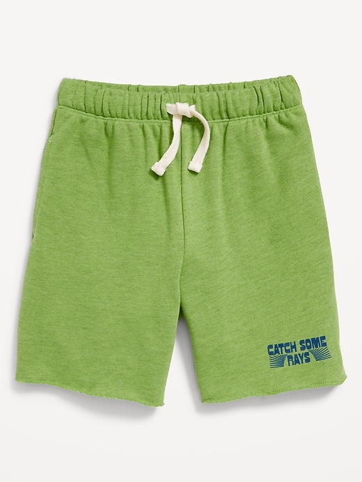 View large product image 1 of 1. French-Terry Graphic Shorts for Toddler Boys