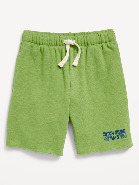 French-Terry Graphic Shorts for Toddler Boys