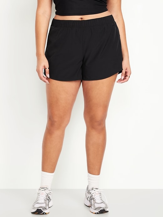 Image number 7 showing, Mid-Rise StretchTech Run Shorts -- 4-inch inseam