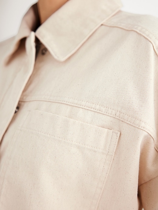 Image number 6 showing, Canvas Crop Utility Jacket