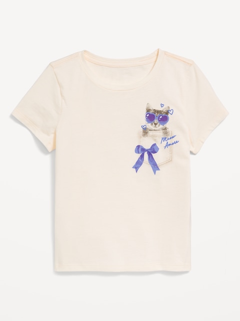 Short-Sleeve Graphic T-Shirt for Girls