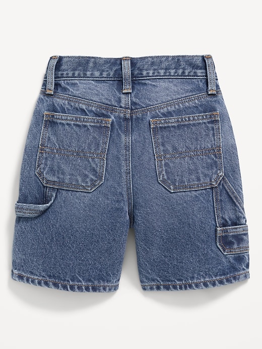 View large product image 2 of 2. Baggy Carpenter Jean Shorts for Toddler Boys