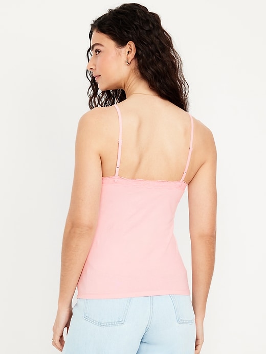 Image number 2 showing, Lace-Trim Cami Tank Top