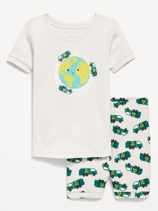 View large product image 1 of 1. Snug-Fit Graphic Pajama Set for Toddler & Baby