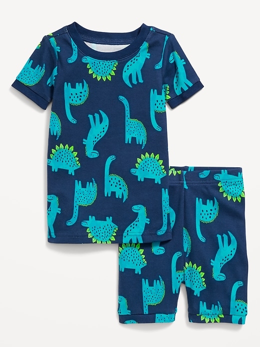 View large product image 1 of 1. Printed Snug-Fit Pajama Set for Toddler & Baby