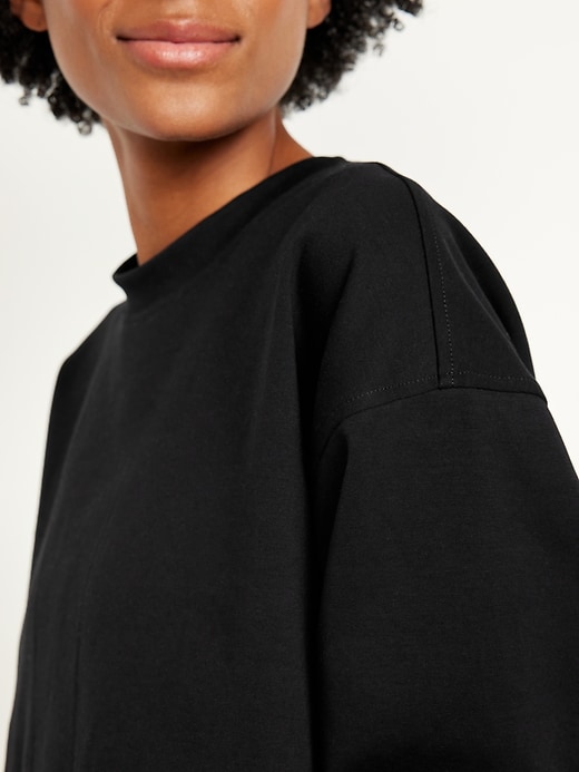 Image number 5 showing, Dynamic Fleece Oversized Crop Sweatshirt