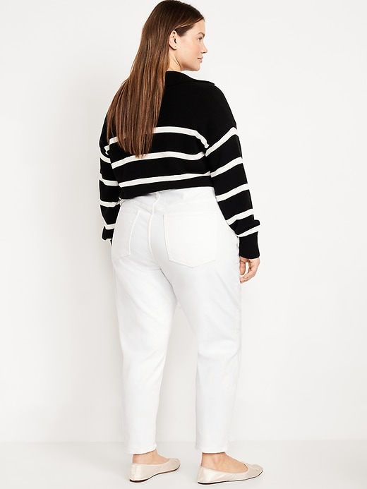 Image number 5 showing, Curvy High-Waisted OG Straight Ankle Jeans