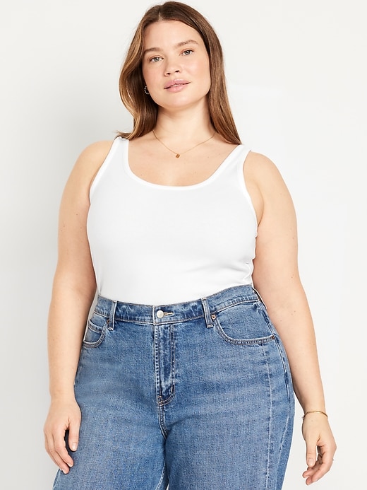 Image number 7 showing, Ribbed Crop Tank Top