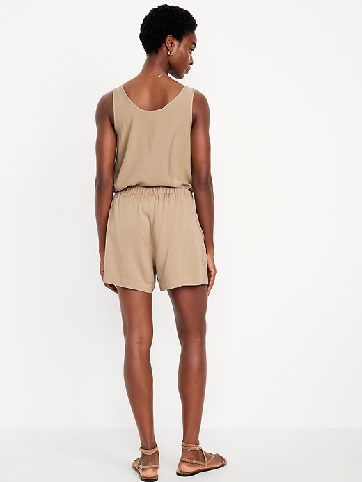 Image number 2 showing, High-Waisted Playa Shorts -- 3.5-inch inseam