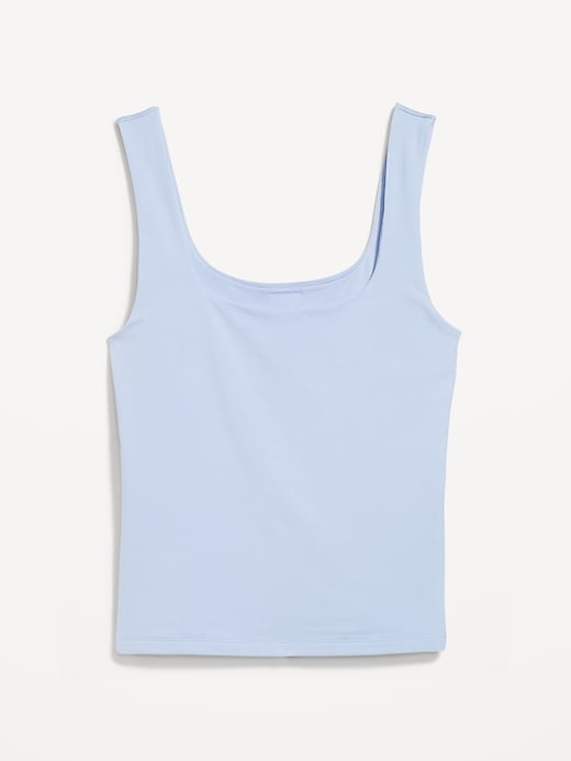 Image number 4 showing, Double-Layer Scoop-Neck Tank Top