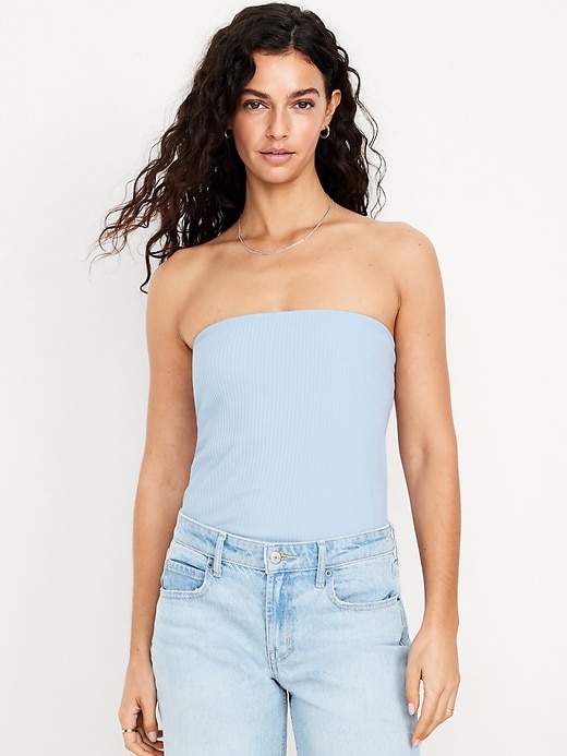 Image number 1 showing, Ribbed Tube Top