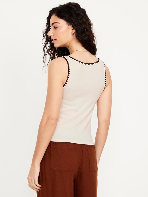 Image number 2 showing, Embroidered Tank Top