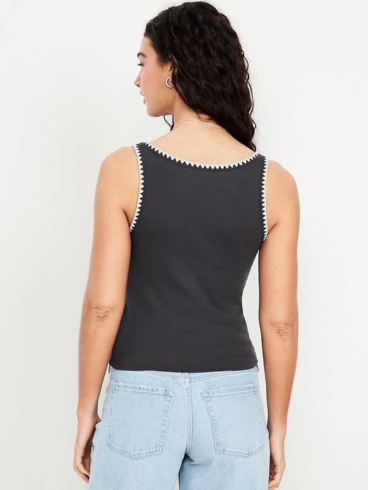 Image number 2 showing, Embroidered Tank Top