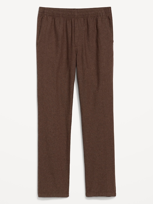 Image number 4 showing, 90's Straight Linen-Blend Pants