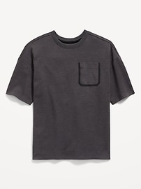 View large product image 3 of 5. Dynamic Fleece Oversized Pocket T-Shirt for Boys