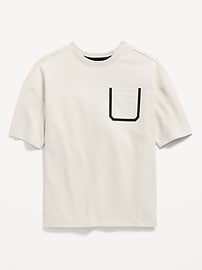 View large product image 3 of 5. Dynamic Fleece Oversized Pocket T-Shirt for Boys