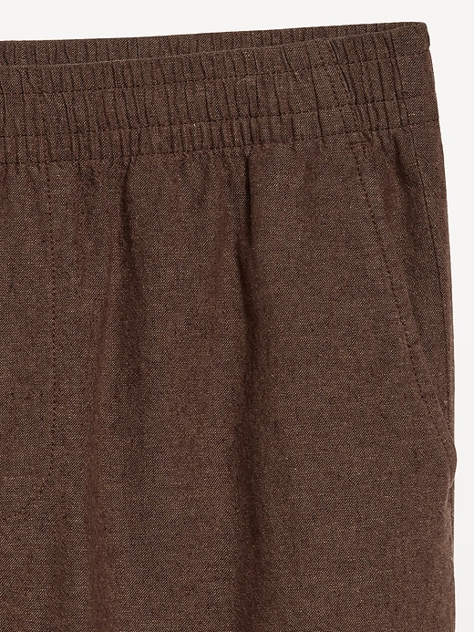 Image number 5 showing, 90's Straight Linen-Blend Pants