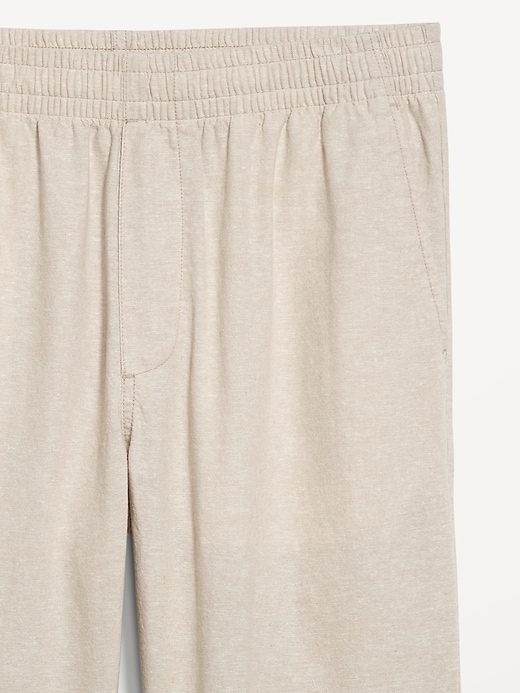 Image number 5 showing, 90's Straight Linen-Blend Pants