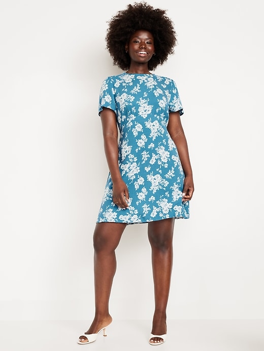 Image number 6 showing, Crepe Mini Dress