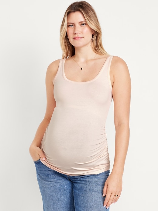 View large product image 1 of 1. Maternity Jersey Tank Top