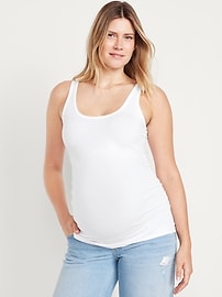 Image number 1 showing, Maternity Jersey Tank Top