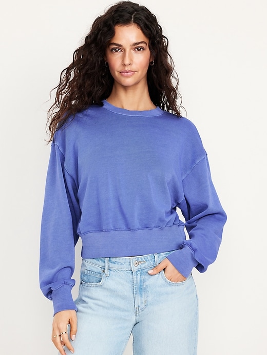 Image number 1 showing, SoComfy Crop Sweatshirt