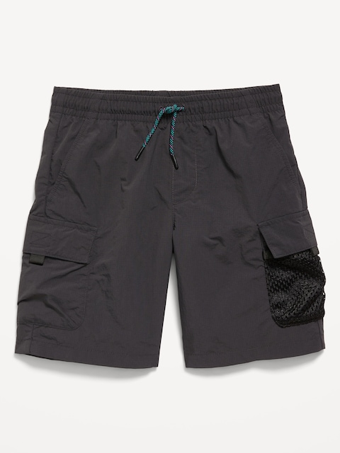 Knee Length Cargo Ripstop Shorts for Boys