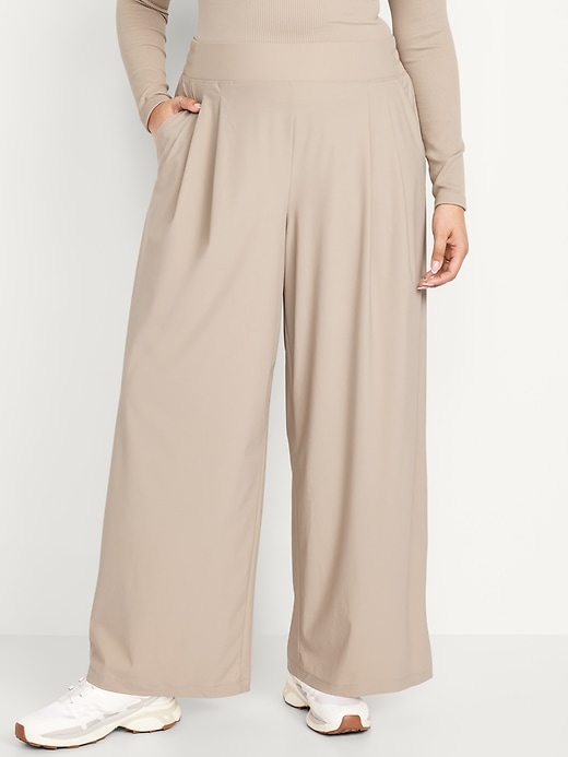 Image number 6 showing, Extra High-Waisted SleekTech Pleated Trousers