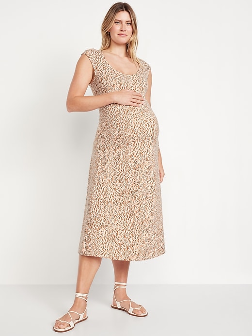 Image number 8 showing, Maternity Fit & Flare Midi Dress