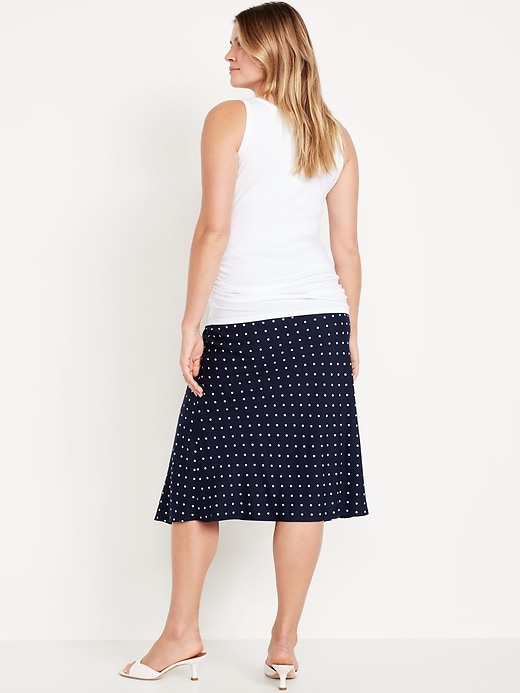 Image number 8 showing, Maternity A-Line Midi Skirt