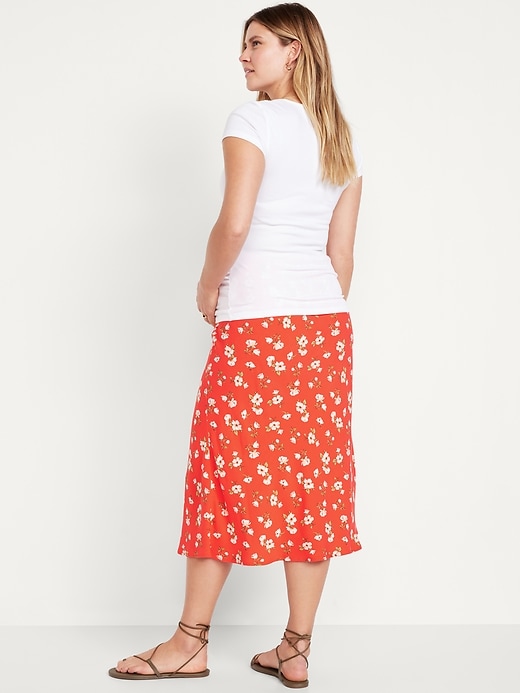 Image number 5 showing, Maternity A-Line Midi Skirt